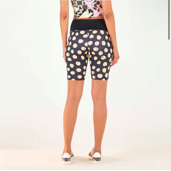 FINAL PRICE Adidas X Farm Rio Polka Dot Bike Shorts - Picture 2 of 9